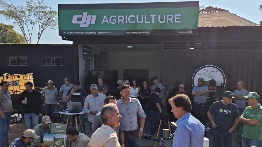 Fachada da loja DR Vulcan em Guaraci/SP, sub-dealer DJI Agriculture